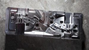 Industrial Metal Mold. Industrial abstract background. types of injection molds